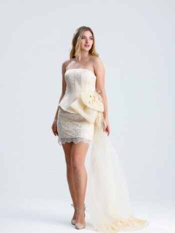 Beige ribbon