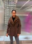 Coffe parka mink